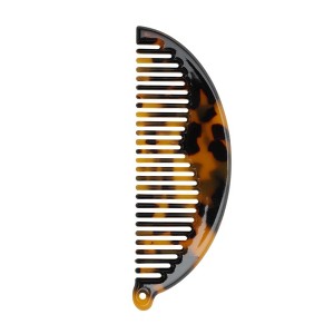 Unique Bargains Half Round Hair Comb with Hole 1 Pc - 1 of 4