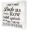 Funny Office Quote Wooden Box Sign Desk Decor Rustic Humorous Wood Block Plaque Box Sign - 4 of 4