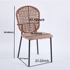 Kumasinova 4-Peice Modern Dining  Chairs, Comfortable Upholstered Sennit Chair, Durable Kitchen Chairs for Dining Room, Stylish Dining Room Chairs - 2 of 4