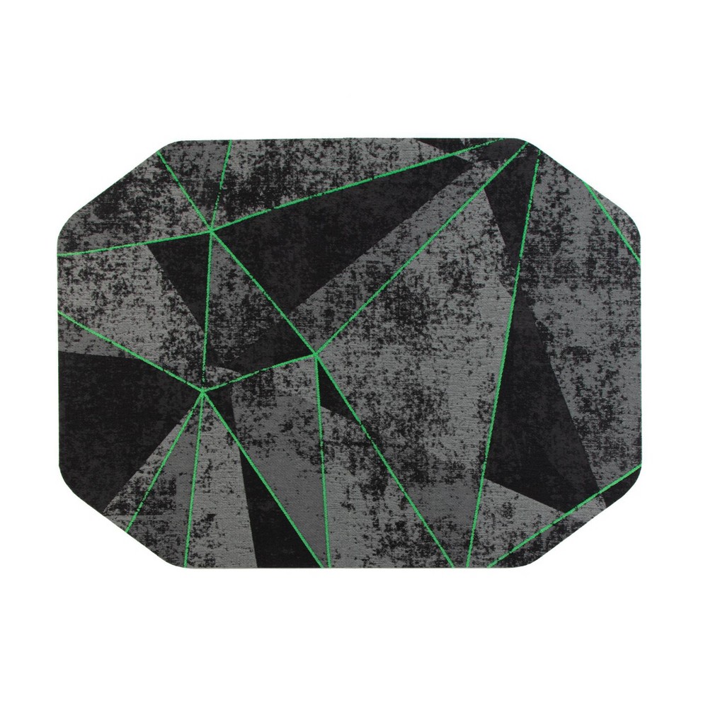 Photos - Area Rug Anji Mountain 36"x48" Cracked Ice Gaming Rug'D Chair Floor Mat Green