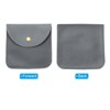 Unique Bargains Jewelry Pouches with Snap Button, Velvet Jewelry Pouches - 3 of 4