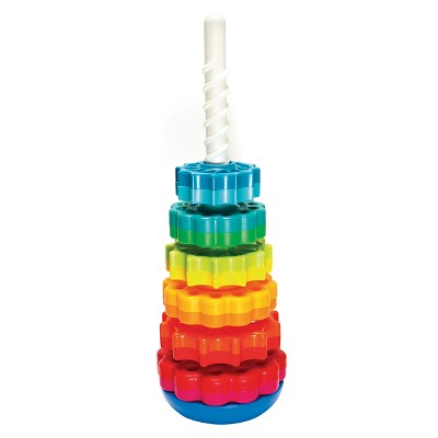 spinning stacking rings toy