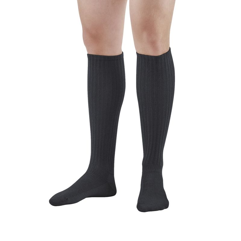 Ames Walker AW Style 180 Adult E-Z Walker Plus Diabetic 8-15 mmHg Compression Knee High Socks, 1 of 5