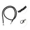 Unique Bargains Faux Pearl Handbag Strap Black 1 Pc - 3 of 4