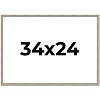 PosterPalooza | Classic Modern Silver Picture Frame - UV Acrylic, Backing Board, Hanging Hardware Included - 2 of 4
