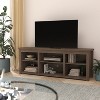 Merrick Lane 6 Cubby 65" TV Stand for up to 80" TV's - 2 of 4