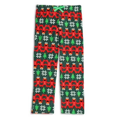 Sesame Street Womens' Elmo Ugly Christmas Sweater Pajama Lounge Pants ...