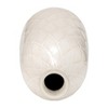Sagebrook Home Ceramic Vase Contemporary Plaid Textured Vase For Floral Arrangements Decorative Table Accent - 4 of 4
