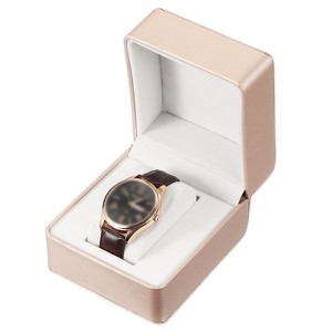 Unique Bargains PU Leather Soft Portable Travel 1 Slot Watch Storage Case - 1 of 4