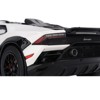Lamborghini Huracan Sterrato Bianco Asopo White with Matt Black Top and Red Stripes 1/18 Model Car by Top Speed - 4 of 4