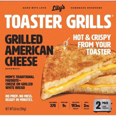 Lily's Toaster Grills® Grilled American Cheese Sandwich, 2 ct / 7.3 oz -  Kroger