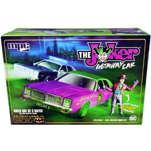 Skill 2 Model Kit 1977 Dodge Monaco with Joker Resin Figurine "Batman" 3-in-1 Kit 1/25 Scale Model by MPC - 1 of 4