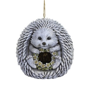 Home & Garden 7.0" Hedgehog Birdhouse Yard Deocr Nest Roman, Inc  -  Bird And Insect Houses - 1 of 3