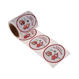 Unique Bargains Christmas Stickers for Ceramic Glass Metal Paper Plastic Peel Red White Green 1Pcs - 1 of 4