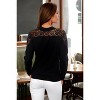 Women's Lace Insert Sweater - LASCANA - 2 of 4