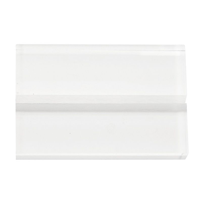 Okuna Outpost 10 Pack Clear Table Number Holders for Weddings, Acrylic Place Card Holder (3 x 2 in), 3 of 6