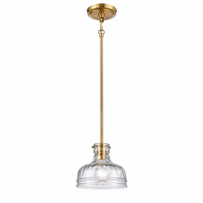 Elk Home Orinoco 1 - Light Pendant in  Satin Brass
