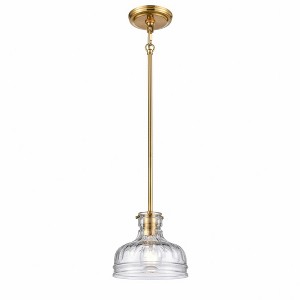 Elk Home Orinoco 1 - Light Pendant in  Satin Brass - 1 of 3
