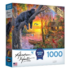 RoseArt Abraham Hunter Sleepy Jigsaw Puzzle - 1000pc - 1 of 4