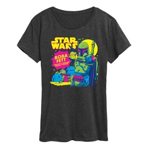 Women's - Star Wars - Boba Fett Bounty Hunter Short Sleeve Graphic T-Shirt - 1 of 4