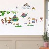 Slickblue Forest Friends Wall Decals Woodland Animal Vinyl Stickers for Playful Home Decor 13x23.5 inch - 3 of 3