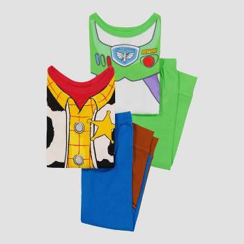 Toddler Boys' 4pc Toy Story Uniform Snug Fit Pajama Set - Green