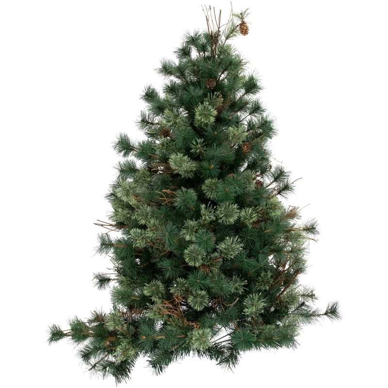 Northlight 4' Country Mixed Pine Artificial Christmas Wall or Door Tree - Unlit, 1 of 8