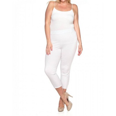 Women's Crop Capri Ponte Legging - SPIN