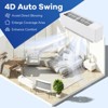 Tangkula 12000 BTU Mini Split AC 24 SEER2 Inverter Air Conditioner w/ 1 Ton Heat Pump - 2 of 4