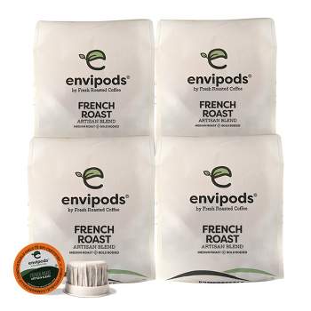 Fresh Roasted Coffee French Roast - 48ct compostable envipods