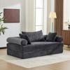 Karl Home |Modern King Size Convertible Sleeper Sofa Stackable Corduroy Sofa Bed - 2 of 4