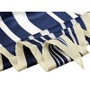 Allegra K Women's Satin Rhombus Stripe Print Summer Ponytail Neckerchief - 4 of 4
