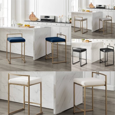 Set of 2 Harlowe Barstools - Crosley
