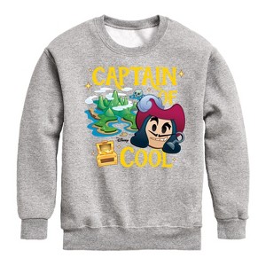 Boys' - Disney - Captain Of Cool Graphic Long Sleeve Fleece Sweatshirt - 1 of 4