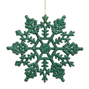 Vickerman Glitter Snowflake Ornament - 1 of 2
