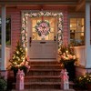 MOEPISY 6ft Pink Gold Christmas Garland with Lights,20 LED with Timer - 3 of 4