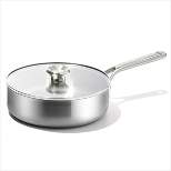 OXO 9.5" Mira Tri-Ply Stainless Steel Skillet with Lid Silver