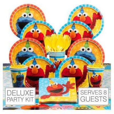 Birthday Express Sesame Street Guest Party Pack - Serves 8 Guests