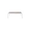 Meridian Furniture,Nizuc Wood Look Accent Paneling Outdoor Patio Aluminum Coffee Table - 2 of 4