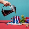 Silipint: 2 Pack 16oz Silicone Coffee Mug, The Patriot (Red, White, Blue) - 3 of 4