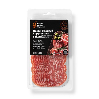 Signature Italian Uncured Sopressata Salami - 4oz - Good &#38; Gather&#8482;