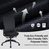 Ergonomic Office Desk Chair,High Back Office Chair with Mesh Back and Adjustable Lumbar Support, Grey - 3 of 4
