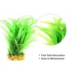 Unique Bargains Aquarium Plants Decorations Artificial Aquatic Plant Green 6.30" 1 Pcs - 3 of 4