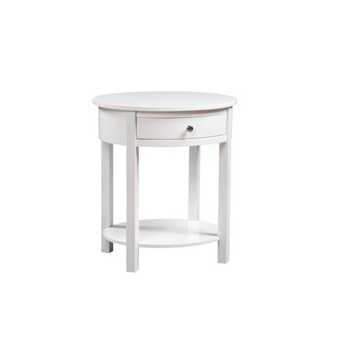 Classic Accents Cypress End Table White - Breighton Home: Rectangle, Rubberwood Top, MDF Frame, Spot Clean - image 1 of 4