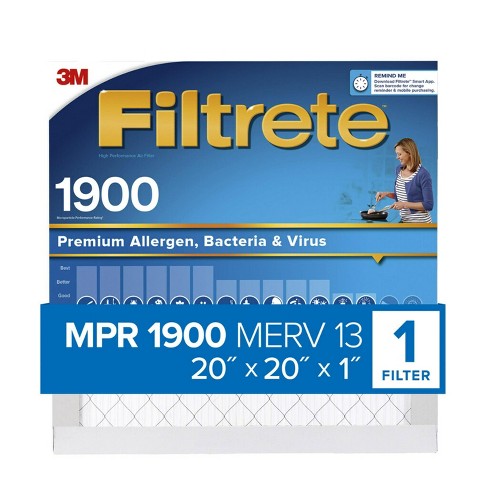 Filtrete Premium Allergen Bacteria and Virus Air Filter 1900 MPR - image 1 of 4