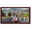 PosterPalooza | Panoramic Classic Modern Brown Frame - UV Acrylic, Foam Board Backing, Hanging Hardware - 3 of 4