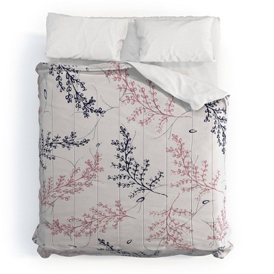 Floral Rosebud Studio Comfort Comforter Set - Deny Designs
