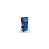 Rubbermaid Commercial Stacking Recycle Bin Rectangular Polyethylene 14gal Blue 571473BE - 4 of 4