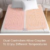 Air Layer Electric Mattress Pad Cover with 5 Heat Settings & 10 Hours Auto Off, Bed Warmer Washable Heating Mattress Pad - 2 of 4