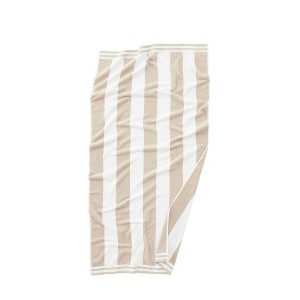 Isla Jade Oversized Cotton Pastel Cabana Beach Towel - 1 of 4